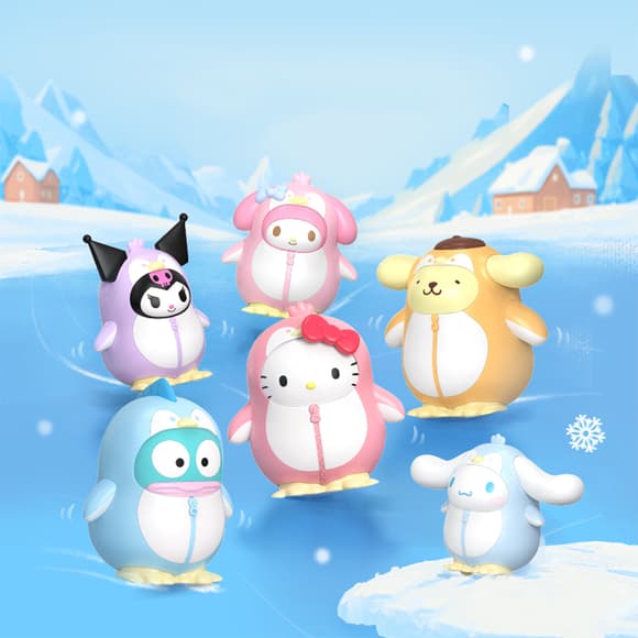Механическая игрушка-сюрприз Pop Top Sanrio – Бал пингвинов