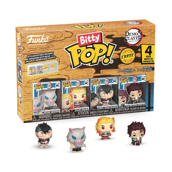 Набор игровых фигурок Bitty POP! серии Убийца демонов (4 фигурки в асс.)