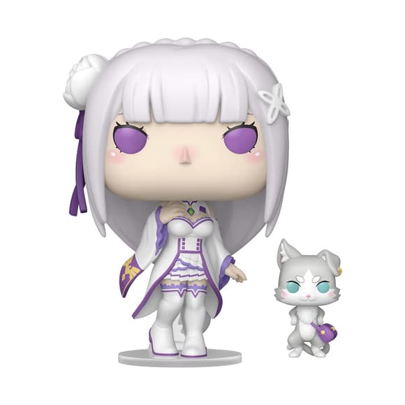 Набор игровых фигурок Funko POP! серии Re:ZERO - Эмилия с Паком