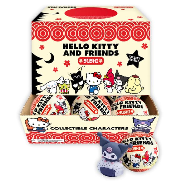 Фигурка-сюрприз в шаре Cool Things серии Hello Kitty - Суши-пати