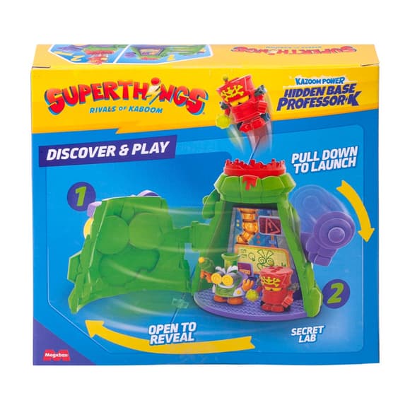 Игровой набор SuperThings серии Kazoom Power - Скрытая база Профессора К