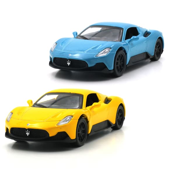 Автомодель - Maserati MC20 (синий, желтый)