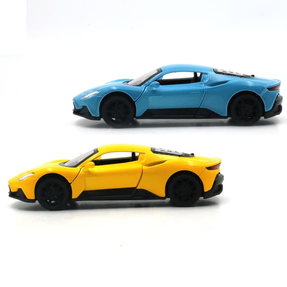 Автомодель - Maserati MC20 (синий, желтый)