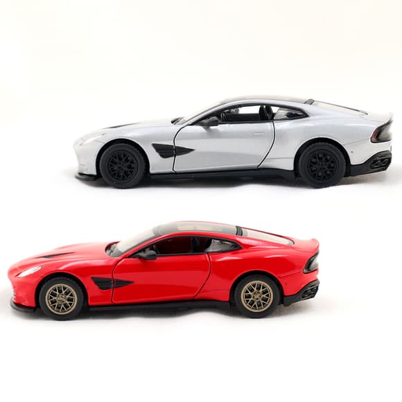 Автомодель - Aston Martin Vanquish (красный, серебристый)