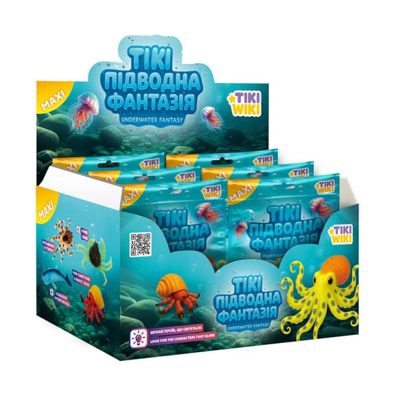 Стретч-игрушка в виде животного Tiki Wiki серии Maxi – Тики Подводная фантазия