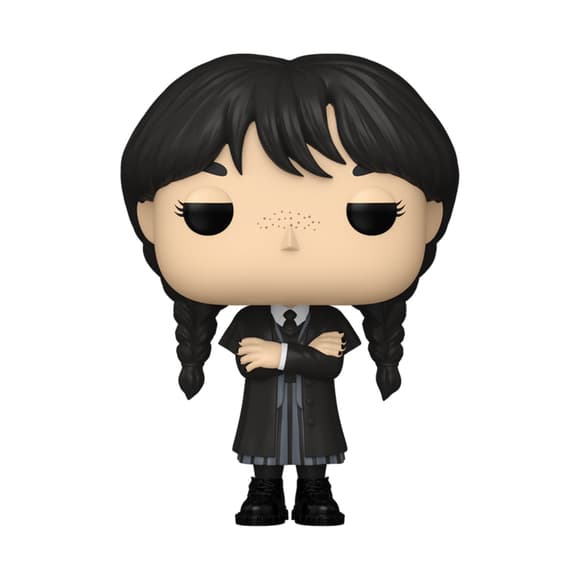 Игровая фигурка Funko POP! серии Уэнздей - Уэнздей (черное пальто)
