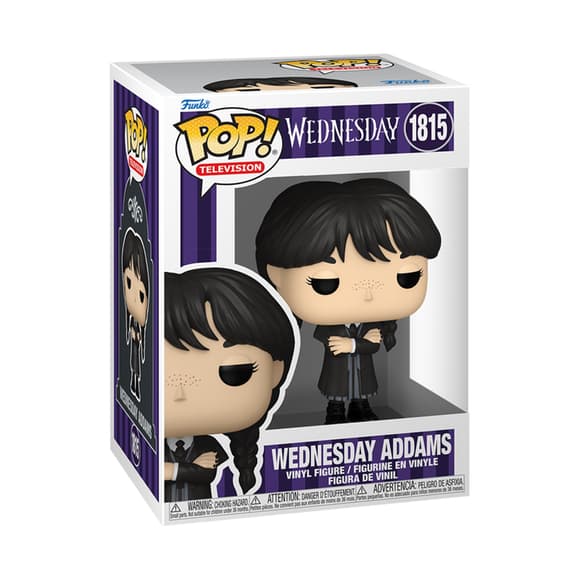 Игровая фигурка Funko POP! серии Уэнздей - Уэнздей (черное пальто)