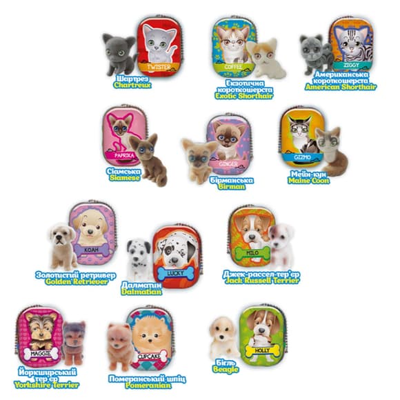 Дисплей фигурок-сюрпризов Cool Things серии Puppy Club - Мяу-Гав команда (24 шт.)