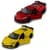 Автомодель – Chevrolet Corvette C8 Z06 2024 (желтый, красный)