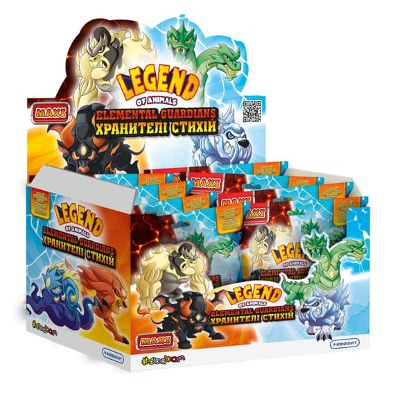 Стретч-игрушка в виде животного серии Legend of animals Макси – Хранители стихий
