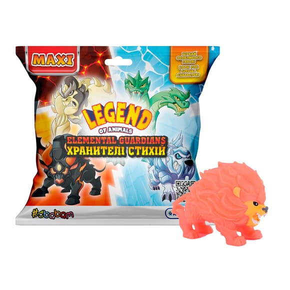 Дисплей стретч-игрушек серии Legend of animals Макси – Хранители стихий (10 шт)
