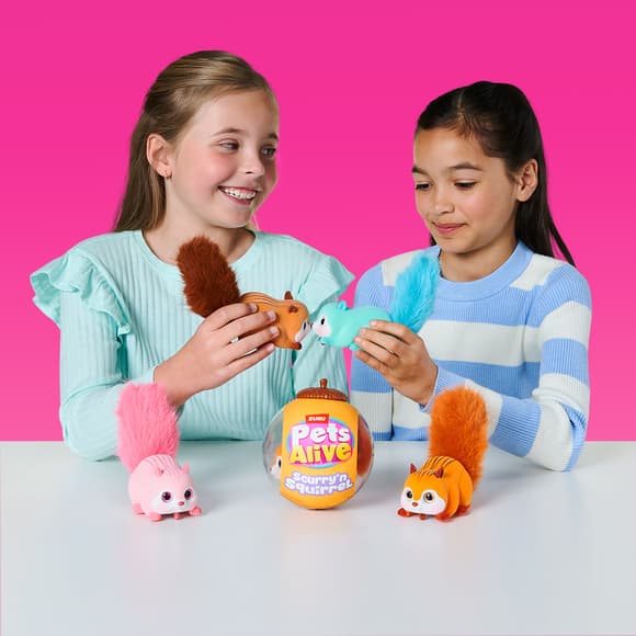 Интерактивная игрушка Pets Alive S1 – Белочка (оранжевый)