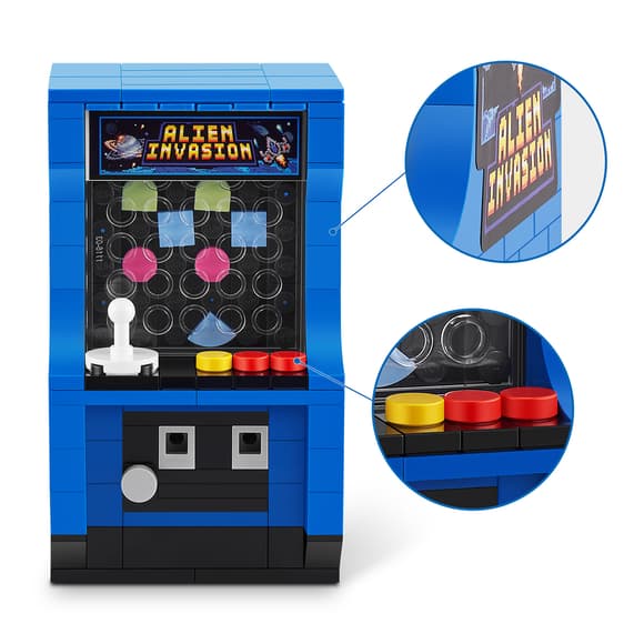 Конструктор в капсуле Max серии Retro S1 – Игровой аркадный автомат