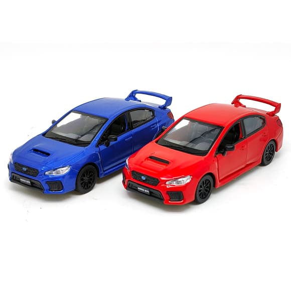 Автомодель - Subaru WRX STI (красный, синий)