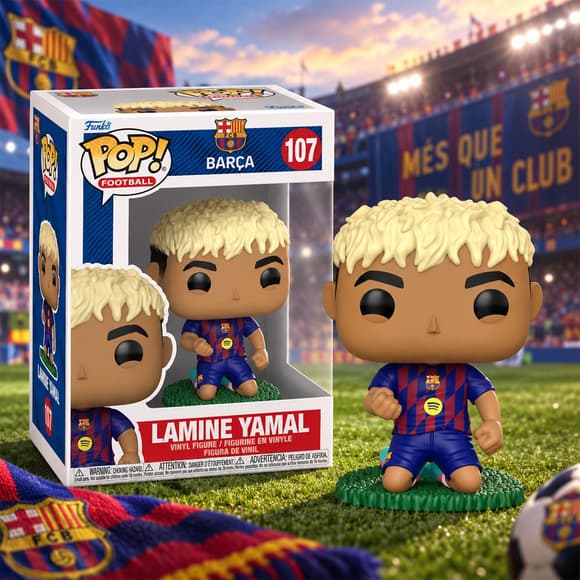 Ігрова фігурка Funko POP! серії Футбол: Барселона S2 - Ламін Ямаль