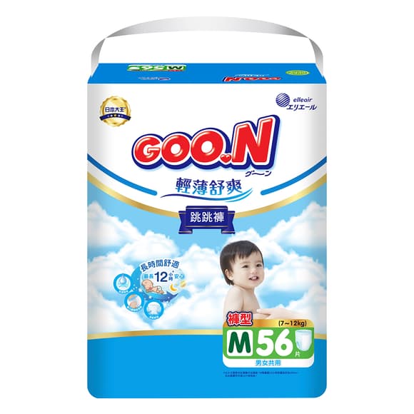 Трусики-подгузники Goo.N Slim & Comfortable (размер 3(M), 7-12 кг, 56 шт)