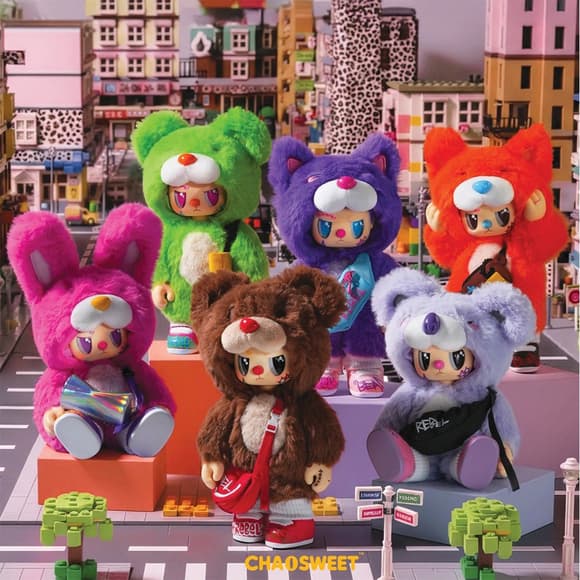 Коллекционная игрушка POP TOP Rebel Bear серии Find A Bag - Кул бой