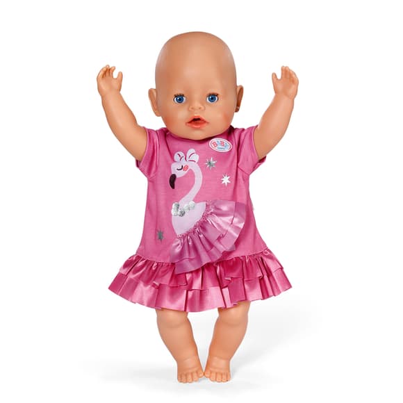 Одежда для куклы Baby Born – Платье с фламинго (43 см)