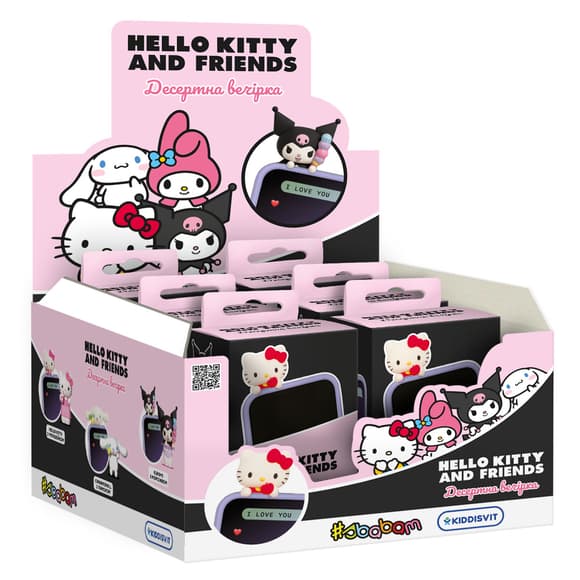 Дисплей коллекционных игрушек серии Hello Kitty – Десертная вечеринка (12 шт.)