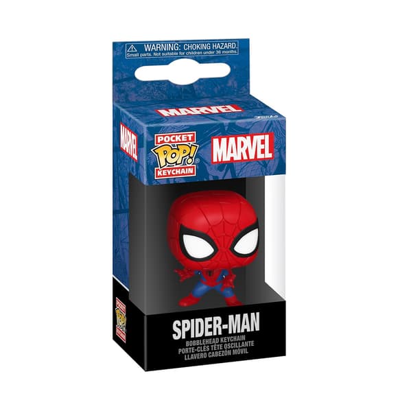 Ігрова фігурка на кліпсі Funko POP! серії Marvel - Людина-Павук (Marvel New Classics)