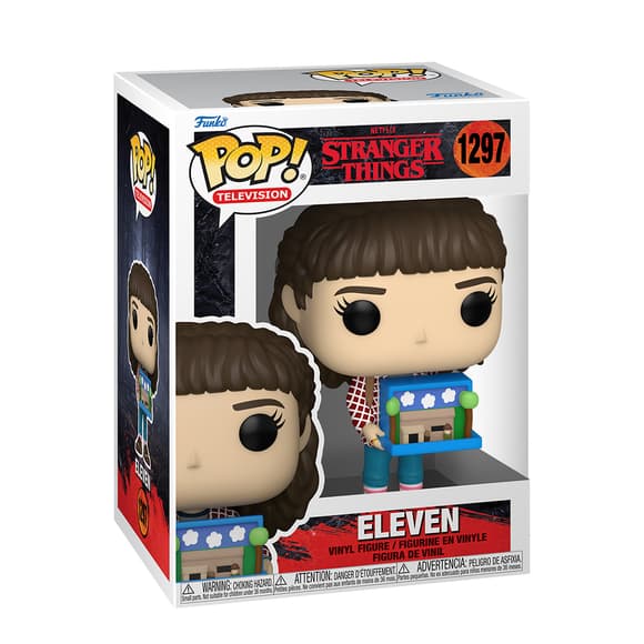 Игровая фигурка Funko POP! серии Очень странные дела S4 - Одиннадцать с диорамой