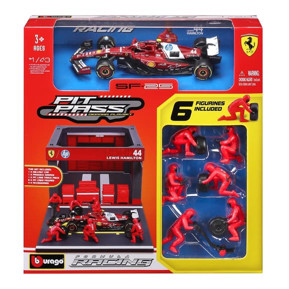 Ігровий набір - Pit Pass Ferrari SF-25 (1:43)