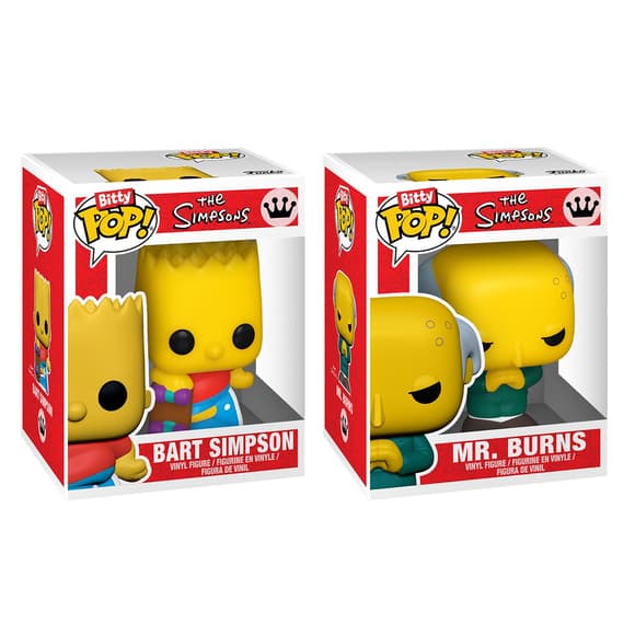 Набор игровых фигурок Bitty POP! серии Симпсоны – Барт и Мистер Бёрнс