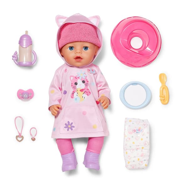 Лялька Baby Born серії Click & Play – Емма в костюмі з вушками (43 см)