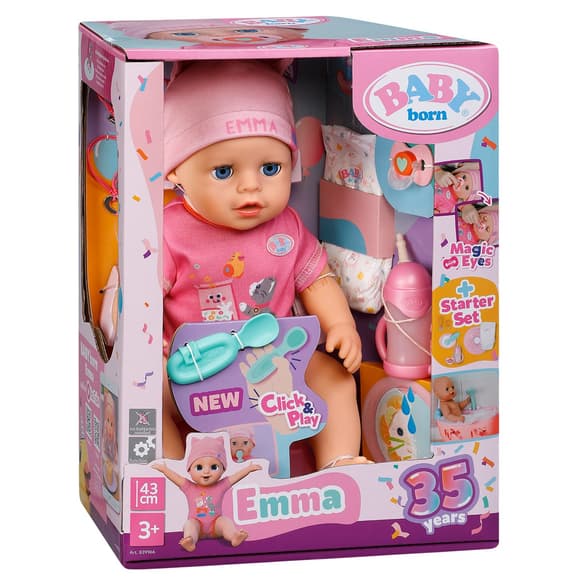 Лялька Baby Born серії Click and Play – Емма