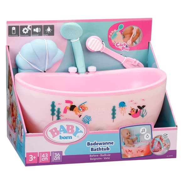 Автоматична ванночка для ляльки Baby Born – Казкове купання