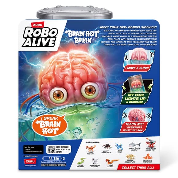 Інтерактивна іграшка Robo Alive – Мозок Браян