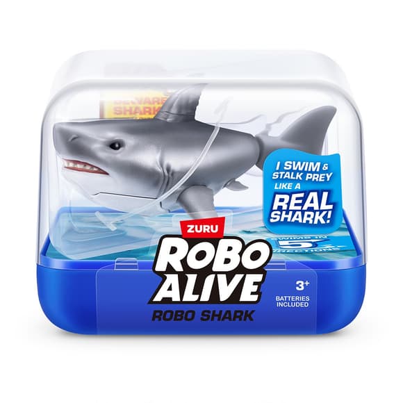 Інтерактивна іграшка Robo Alive – Робоакула (сірий)