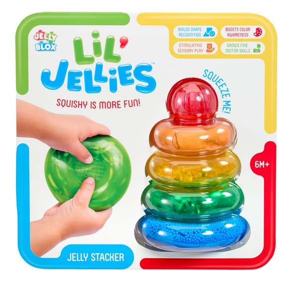 Сенсорний конструктор Jelly Blox серії Lil' Jellies - Пірамідка-кольоринка