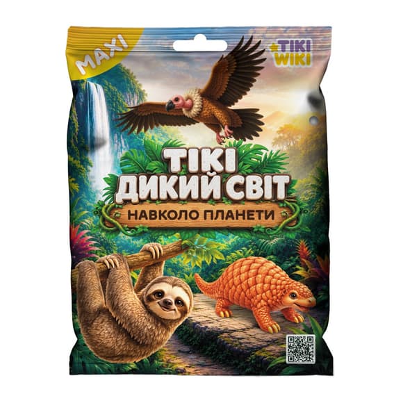 Стретч-игрушка в виде животного Tiki Wiki – Тики Дикий Мир: Вокруг Планеты