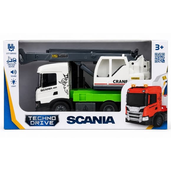 Автомодель серії Big Truck – Автокран Scania (світло, звук)