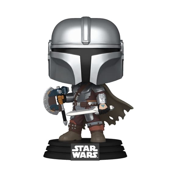 Игровая фигурка Funko POP! серии Мандалорец и Грогу - Мандалорец с оружием
