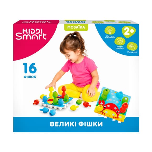 Развивающая мозаика Kiddi Smart – Большие фишки
