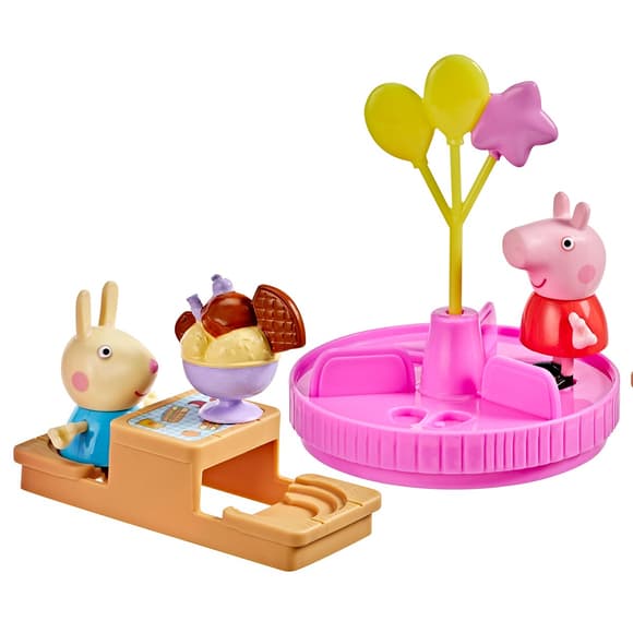 Ігровий набір Peppa Figurines серії Моменти з Пеппою – Карусель і ласощі