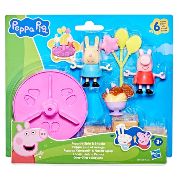 Ігровий набір Peppa Figurines серії Моменти з Пеппою – Карусель і ласощі