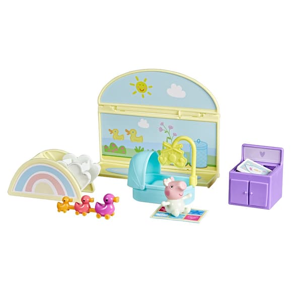 Ігровий набір Peppa Figurines серії Кімнати – Кімната крихітки Еві