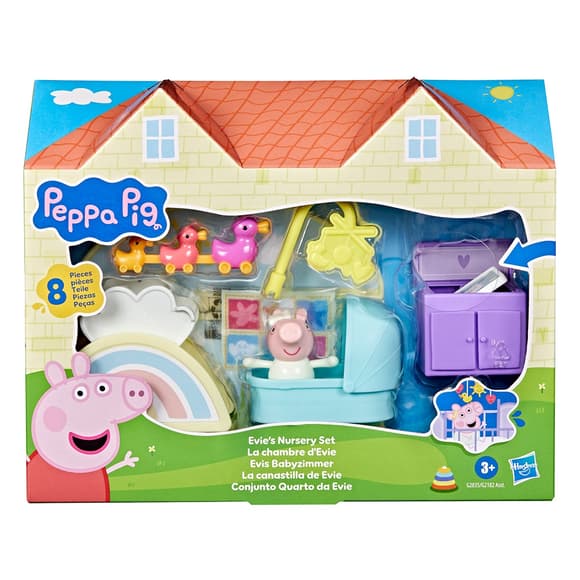 Ігровий набір Peppa Figurines серії Кімнати – Кімната крихітки Еві