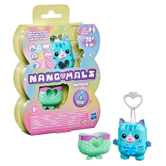 Интерактивная игрушка Nanomals S1 – Синий котик