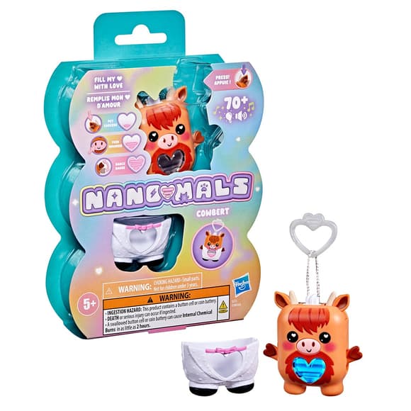 Интерактивная игрушка Nanomals S1 – Шотландская коровка