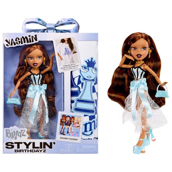 Игровой набор с куклой Bratz серии Stylin' Birthday — Ясмин