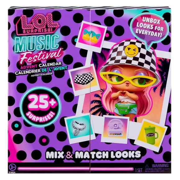 Ігровий набір з лялькою L.O.L. Surprise! серії Music Festival – Адвент-календар