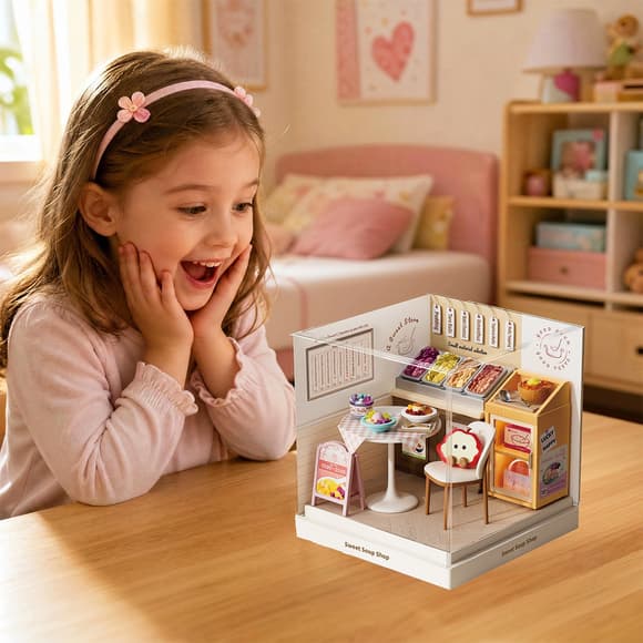 Конструктор-румбокс Mini House серії Інтер'єр Міні – Десертне кафе