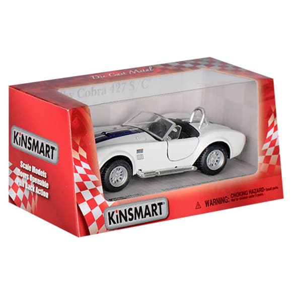 Детская коллекционная машинка SHELBY COBRA KT5322W инерционная