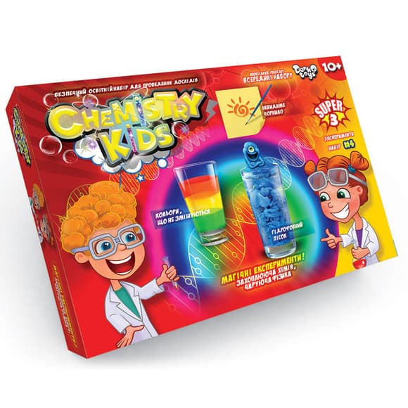 Дитячий набір для проведення дослідів CHEMISTRY KIDS CHK-02 