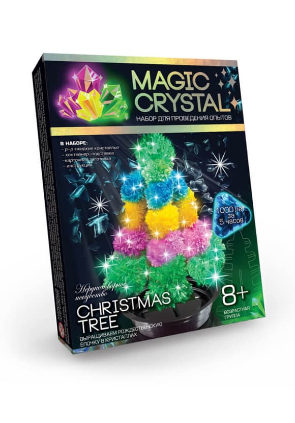 Детский набор для проведения опытов "MAGIC CRYSTAL" OMC-01 безопасный