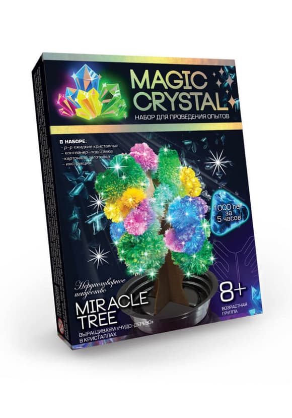 Детский набор для проведения опытов "MAGIC CRYSTAL" OMC-01 безопасный
